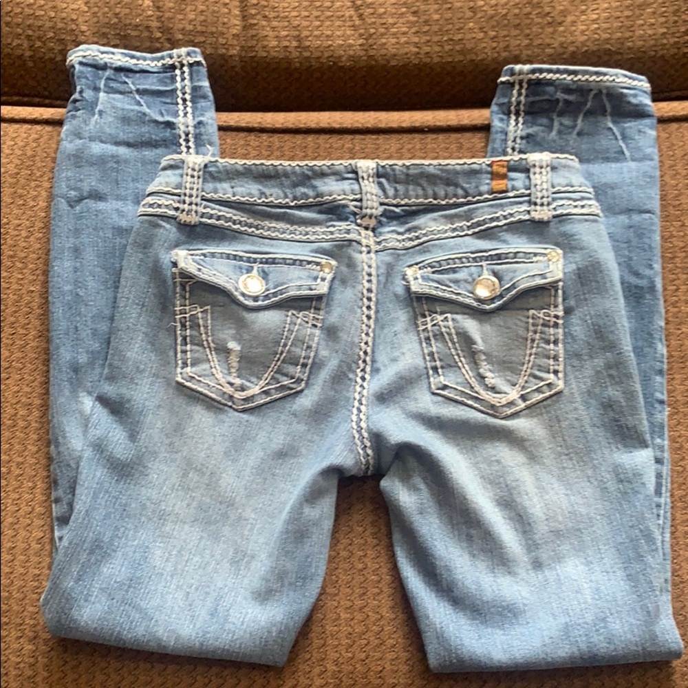 Rhinestone jeans size 11 - Picture 5 of 8